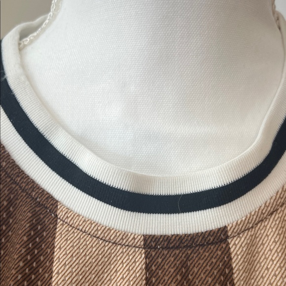 Burberry Brown and Cream Checkered Top - Picture 8 of 13